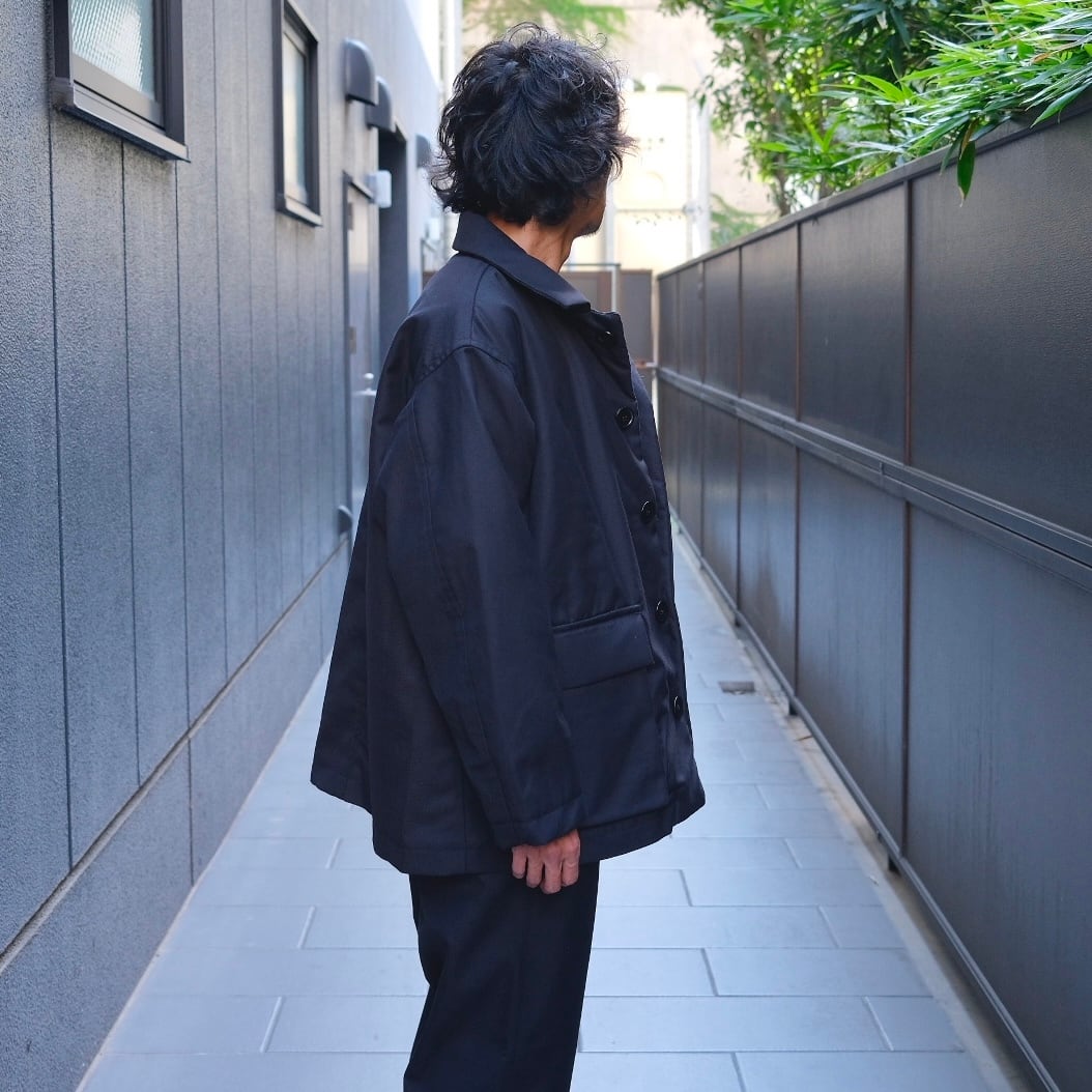 Sans LimiteサンリミットT/Wギャバジン ドルマン トラックジャケット Sans limite(サンリミット) / HUNTER JACKET TWギャバジン-black