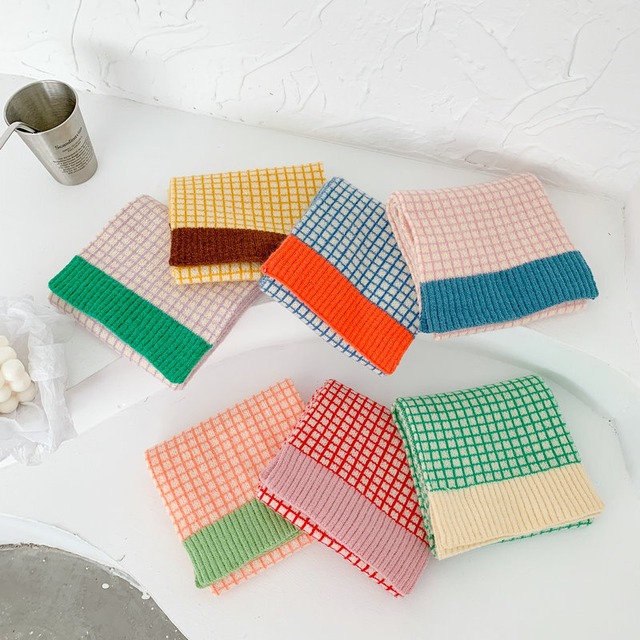 ワッフルマフラー