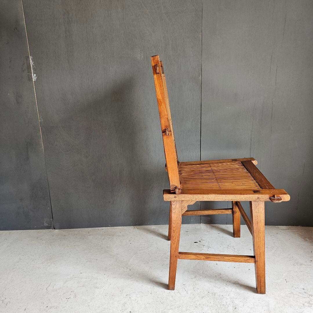昭和レトロ】竹組椅子 バンブーチェア