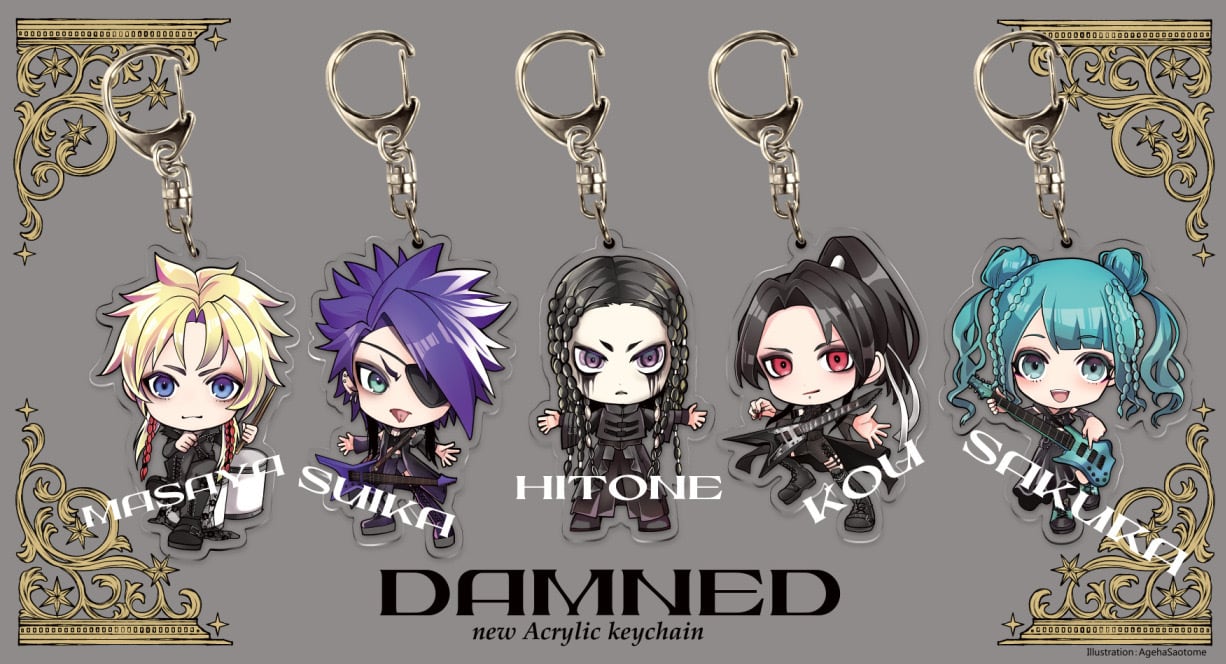 DAMNED 過去チェキ5枚セット (各メンバー1枚ずつ) | DAMNED official