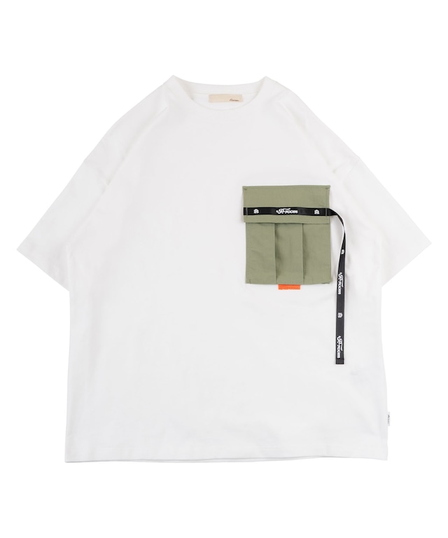 【#Re:room】CARGO POCKET BIG T-shirts［REC688］