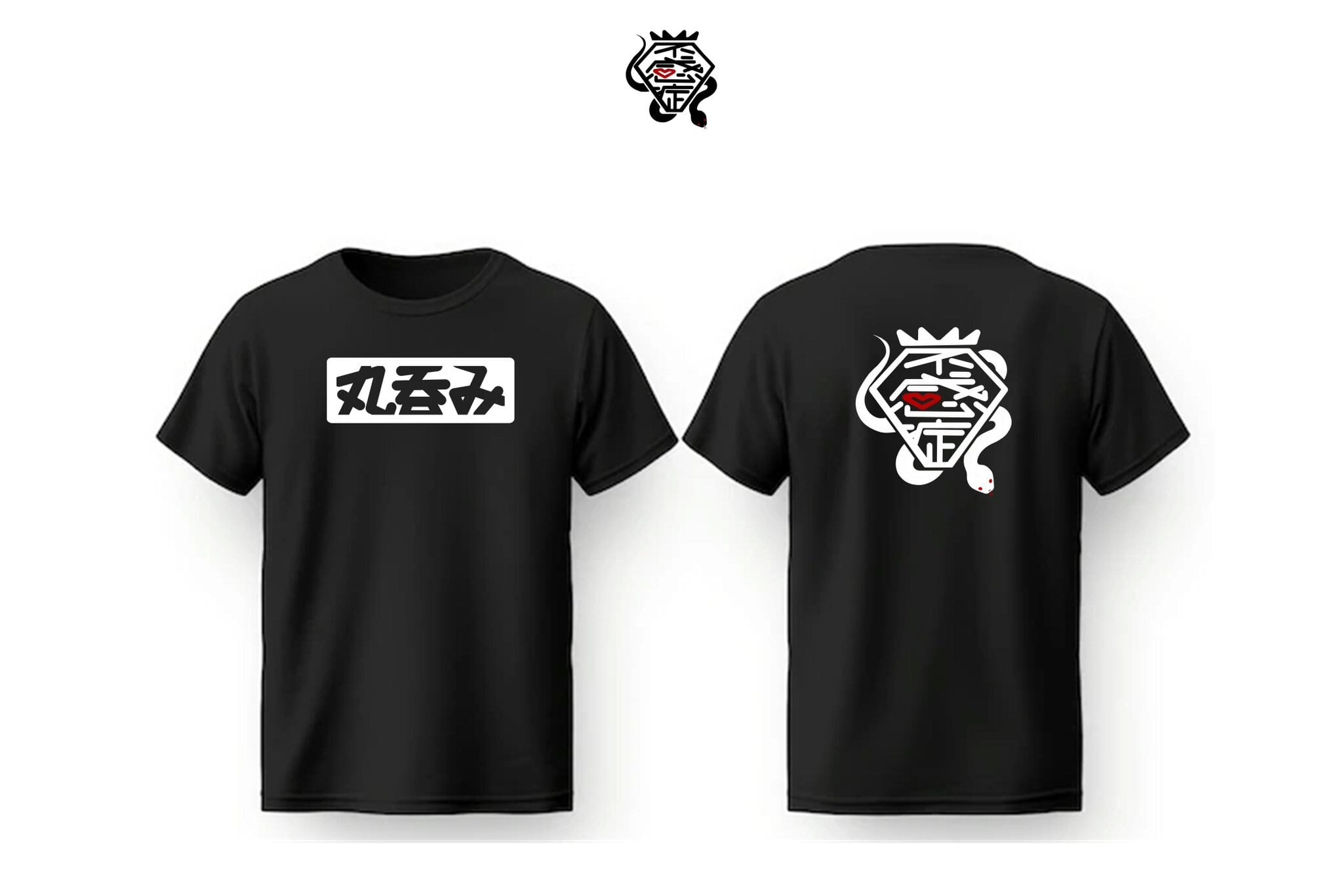 DAVRYU ロゴ Tシャツ ブラック M davryu logo TEE [ホワイト×ブラック] | adamth