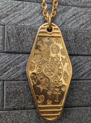 CHROME HEARTS クロムハーツ 22k ホテルキー ペンダント CHROME HEARTS クロムハーツ 22k ホテルキー ペンダント