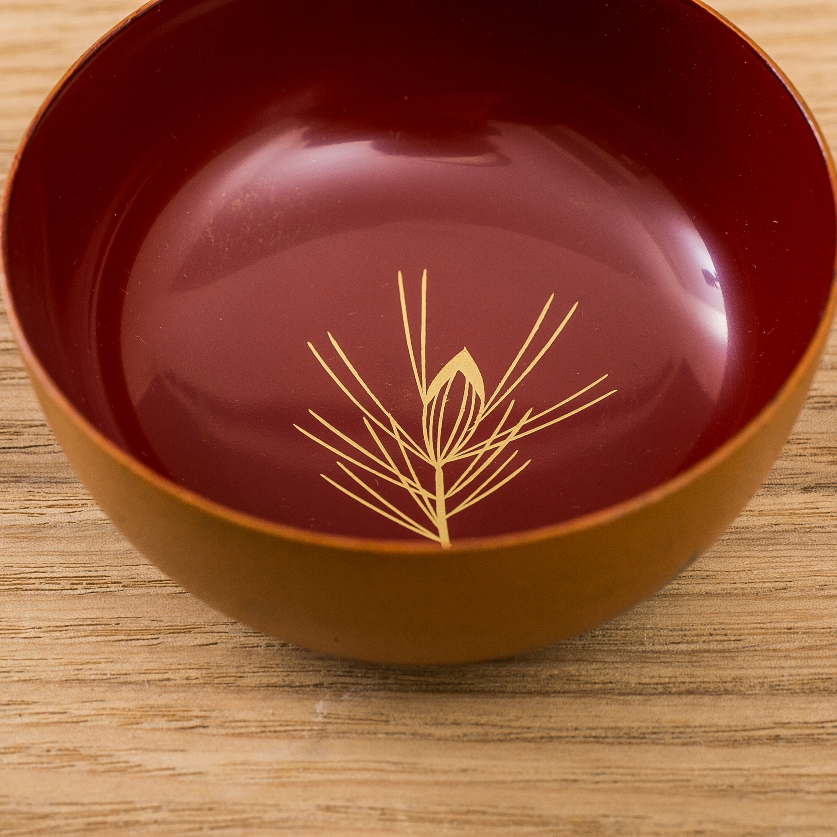 山田平安堂 橙 座興盃 乾漆 蒔絵 内朱 鶴亀 松竹梅 入れ子酒器 重ね盃