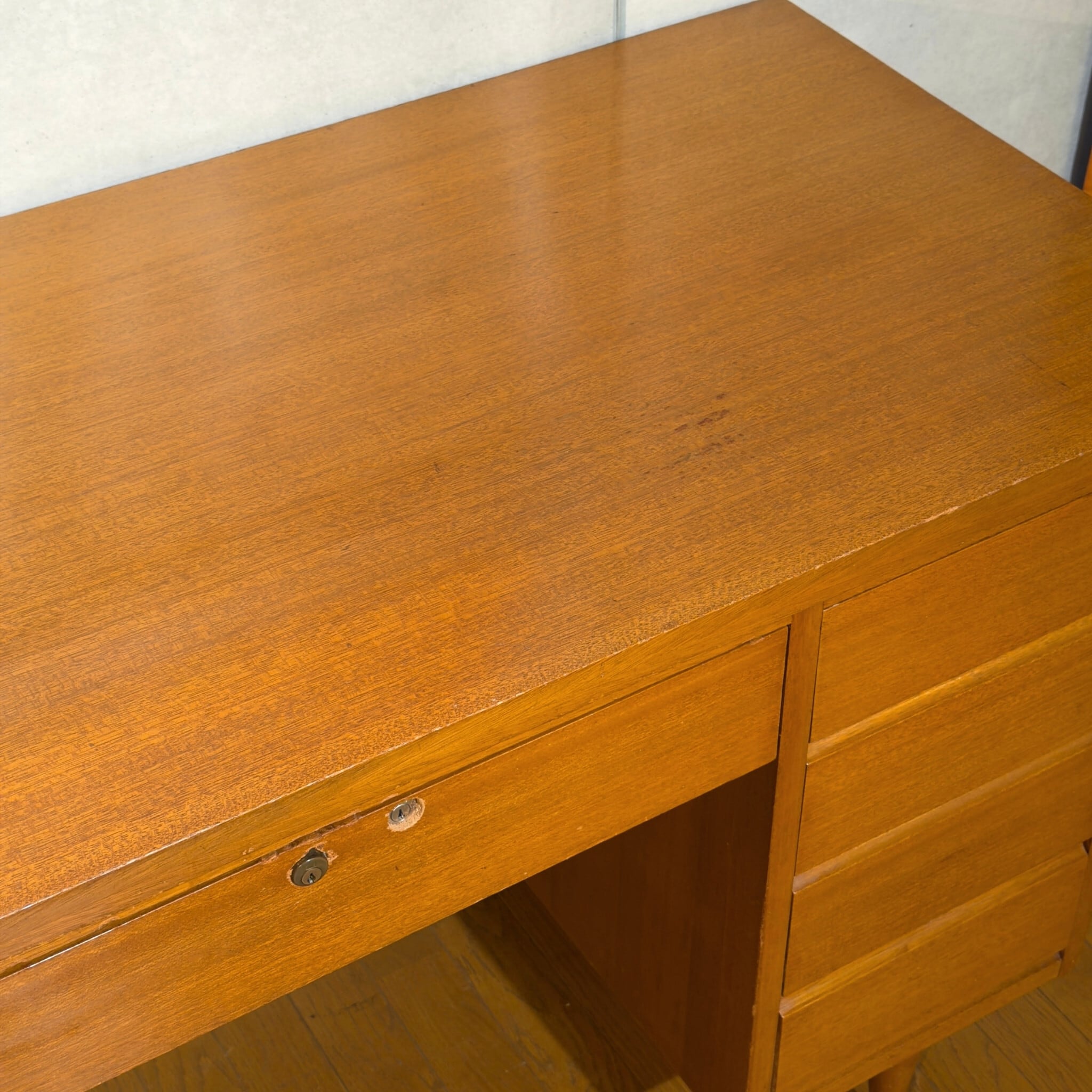 VINTAGE】Japanese Mid-Century One-Pedestal Desk / ジャパン