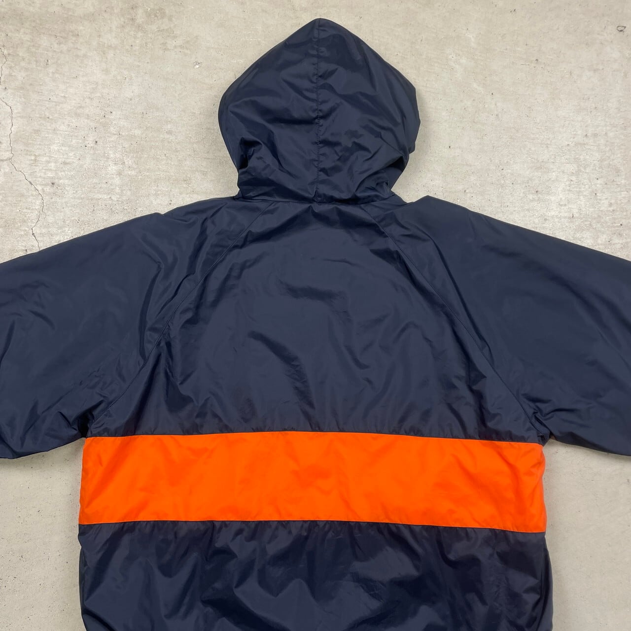 00年代 CHARLES RIVER APPAREL ナイロンアノラックパーカー チームロゴ