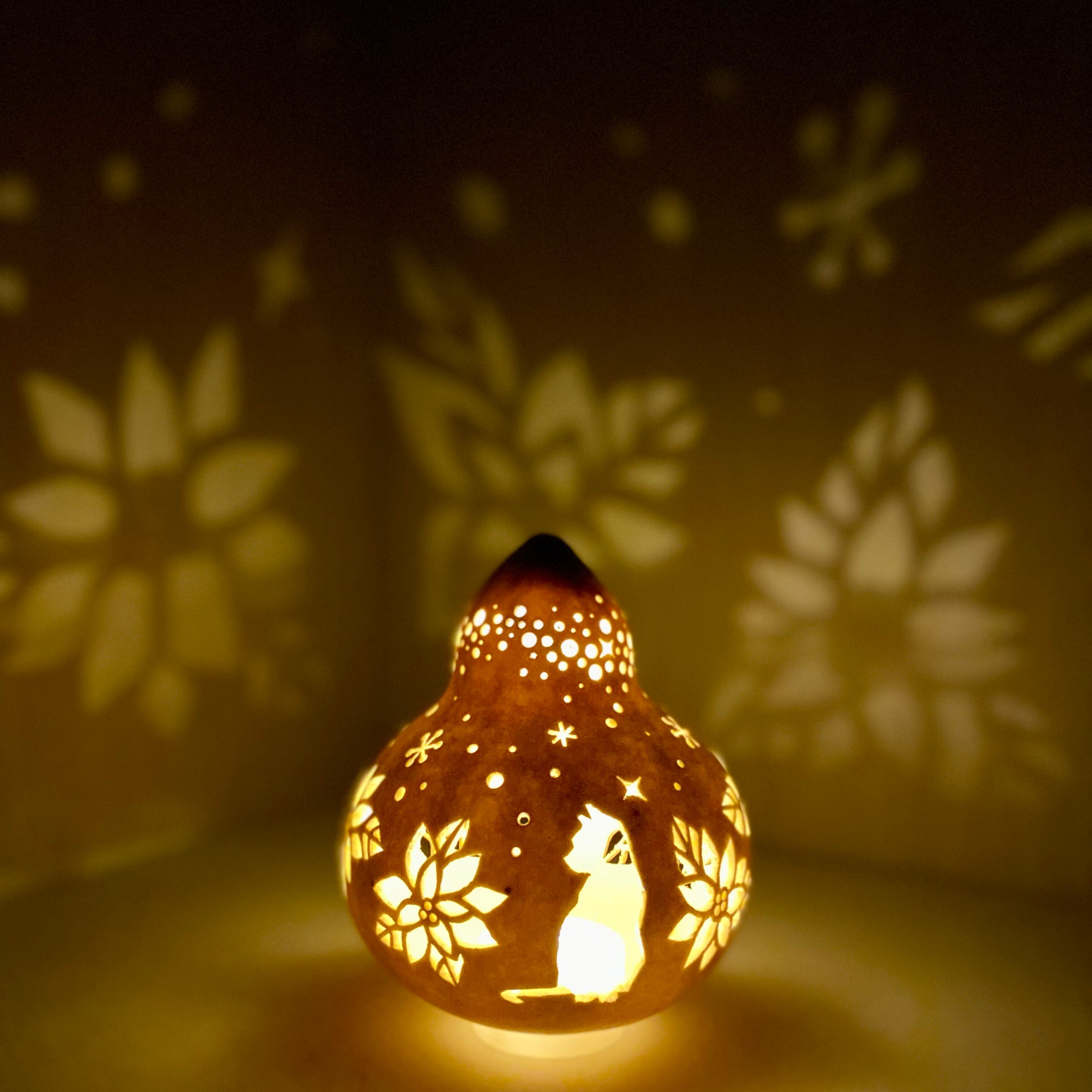 ポインセチアのライト