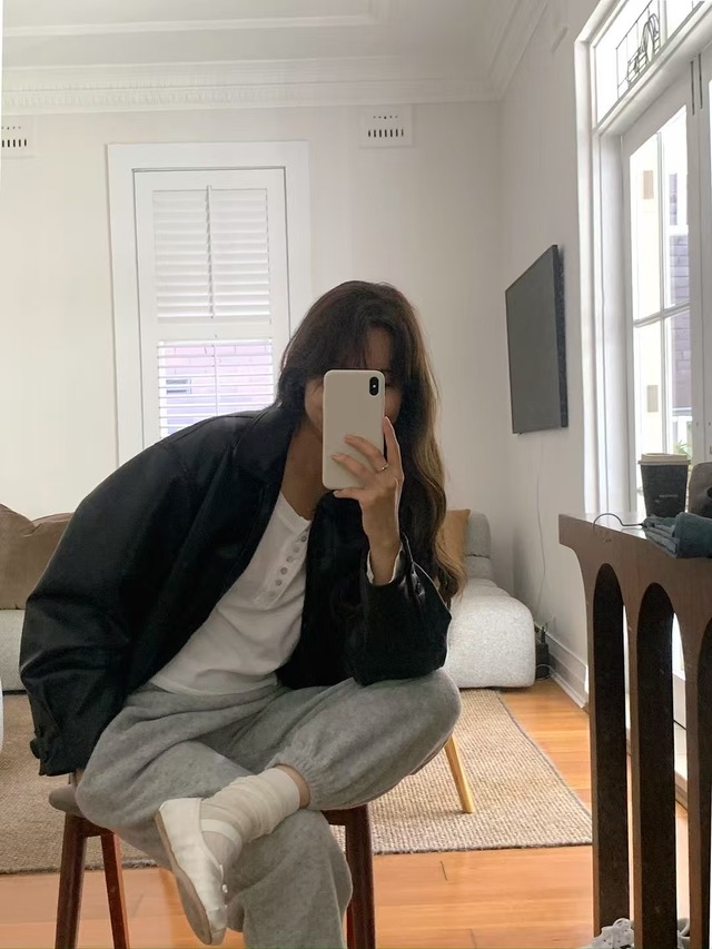 (即納) LITER / Youah button tee 2color