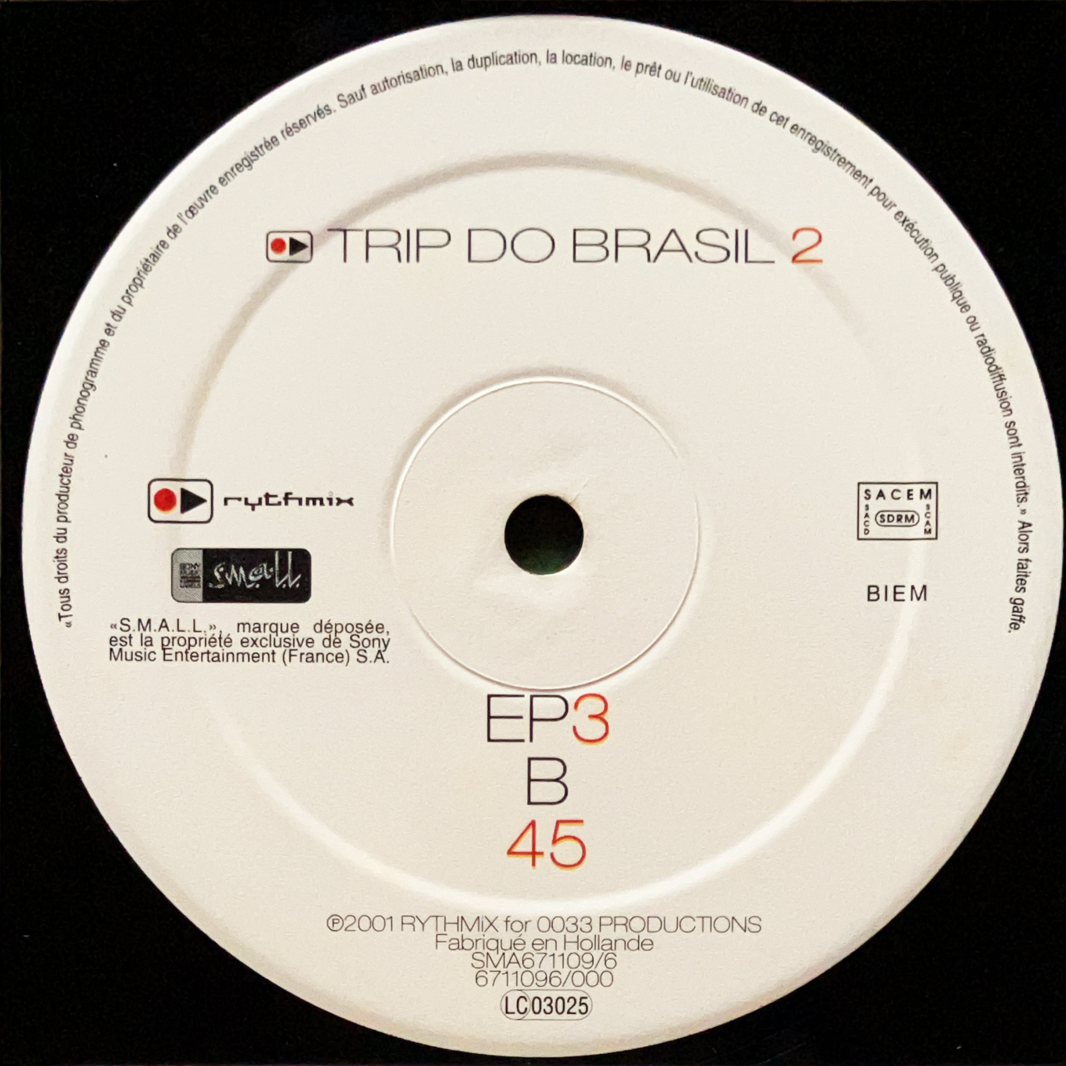 12”】V.A. / Trip Do Brasil 2 - EP3 (Small) (6711096/000) | cpvinyl