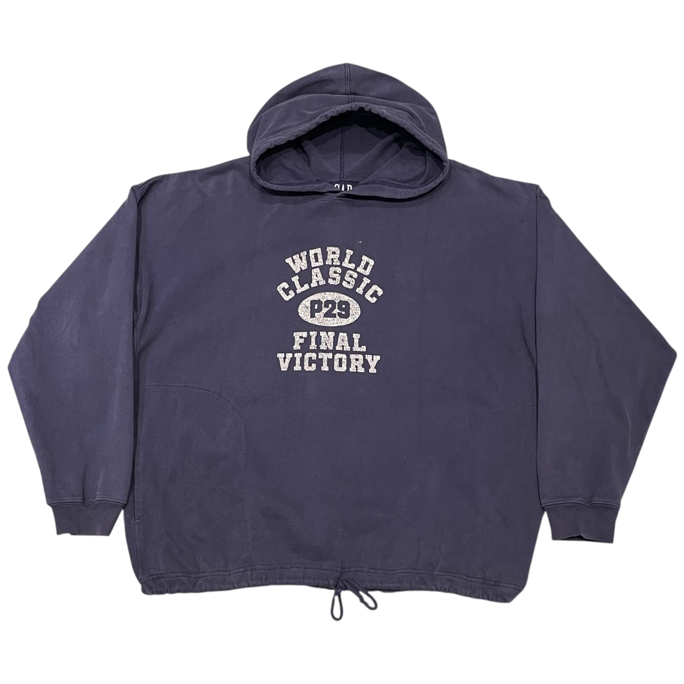 90s GAP "WORLD CLASSIC" cotton hoodie shirt