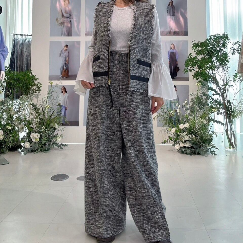 Dignite Collier 80267010 ツイートラインパンツ