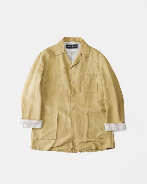 [1990's-2000's] “ARNYS PARIS” Silk Linen Work Jacket (Made in France)