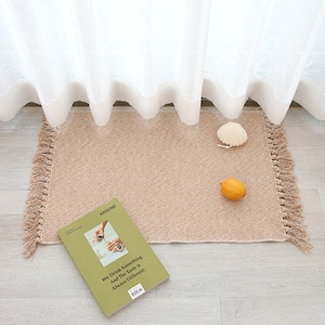 tassel foot mat / タッセル フットマット ラグ 韓国 北欧