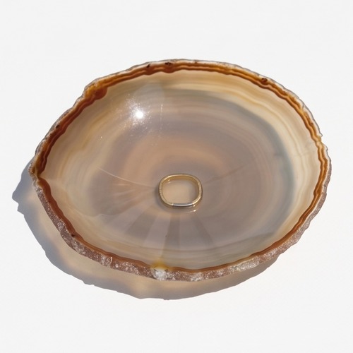 Natural stone tray
