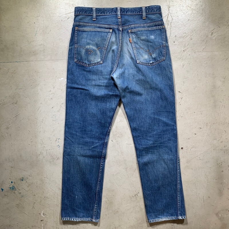 60's LEVI'S リーバイス 606 Big E テーパードデニムパンツ スーパースリム 刻印4 42TALON サイドダブルステッチ W32  USA製 希少 ヴィンテージ BA-1441 RM1810H | agito vintage powered by BASE