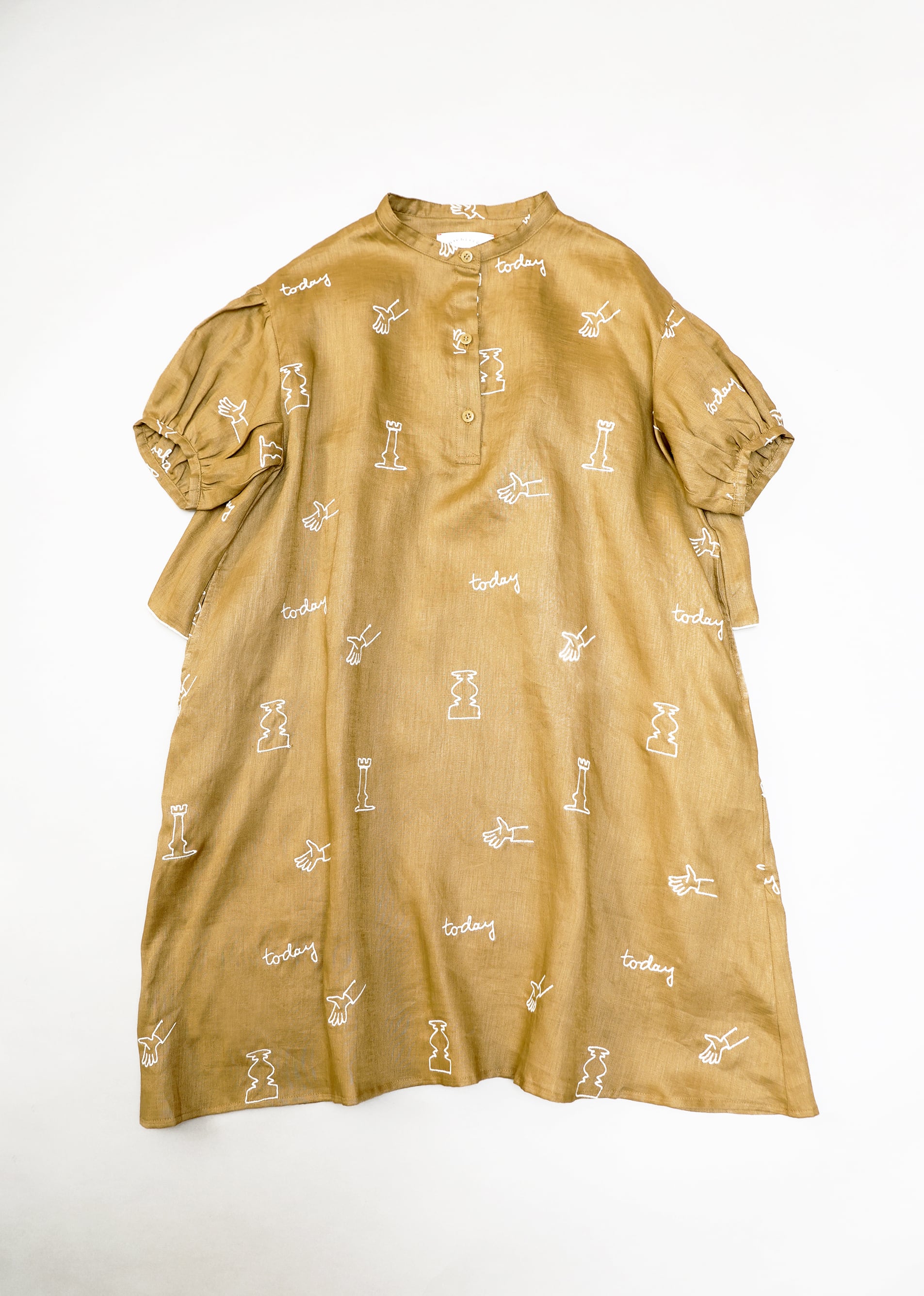 25AW】Bebe Organic(べべオーガニック)Lissy Apron Dress Geometric