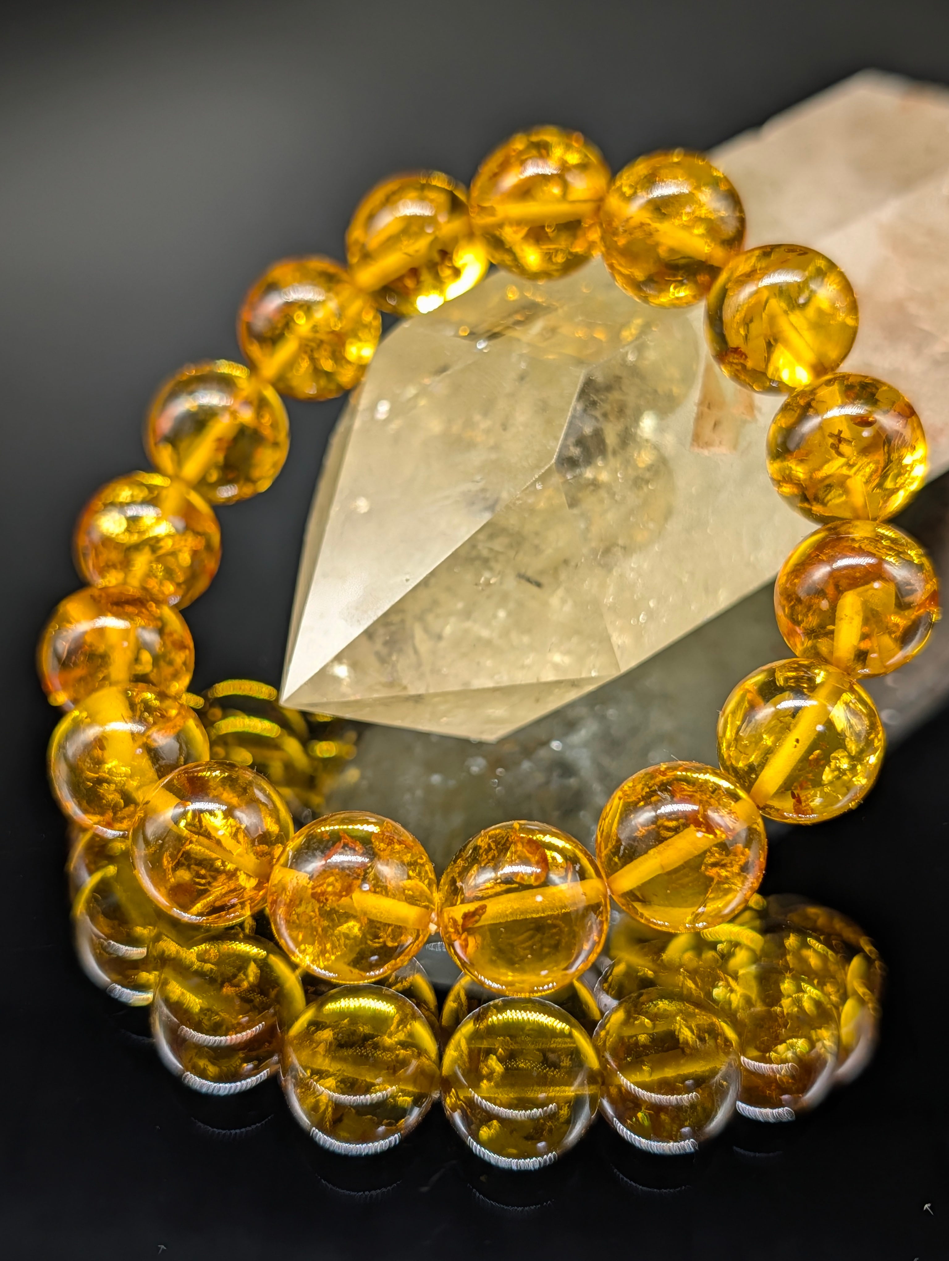 ohana smile⭐︎♡ＡＡＡＡＡ+ゴールドタイチンルチルブレスレット ohana smile⭐︎♡AAAAA+ゴールドタイチンルチル