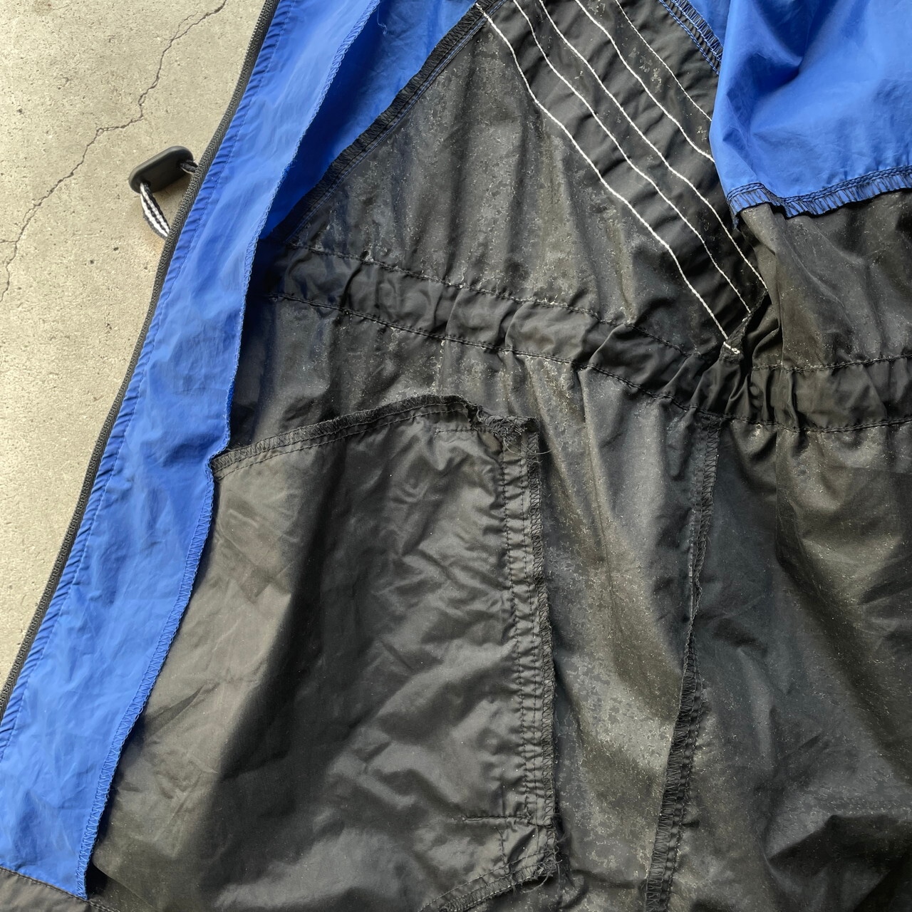 80年代 adidas アディダス ナイロン トラックジャケット メンズXL相当 