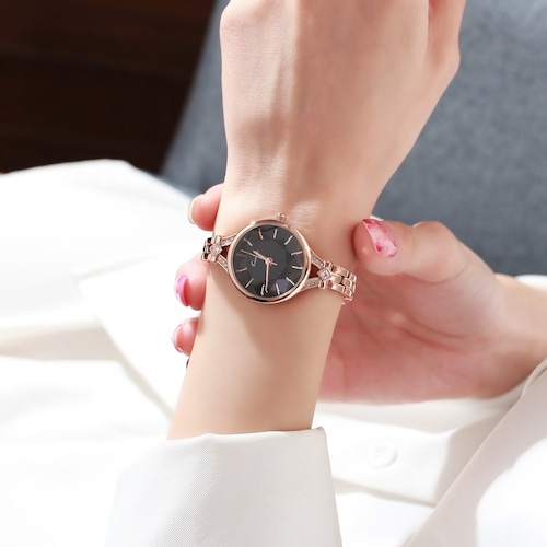 Kimio AF-6325(Black) 腕時計　レディース