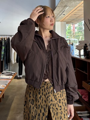 【26AW】push BUTTON プッシュボタン / ブルゾン / BROWN HYBRID WIND BREAKER JACKET