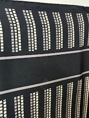 geometric stripe silk scarf-5153-8