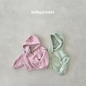 ミルクパウダー / milkpowder / メロナフードT / 韓国子供服 / キッズ / 26winter〖取寄〗*XS~JS*