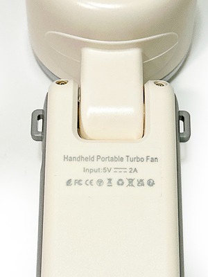 3イン1 手持ち扇風機 USB充電式 5段階強弱 180°可動 折りたたみ式 動作確認済 最大風速10m/s LEDディスプレイ