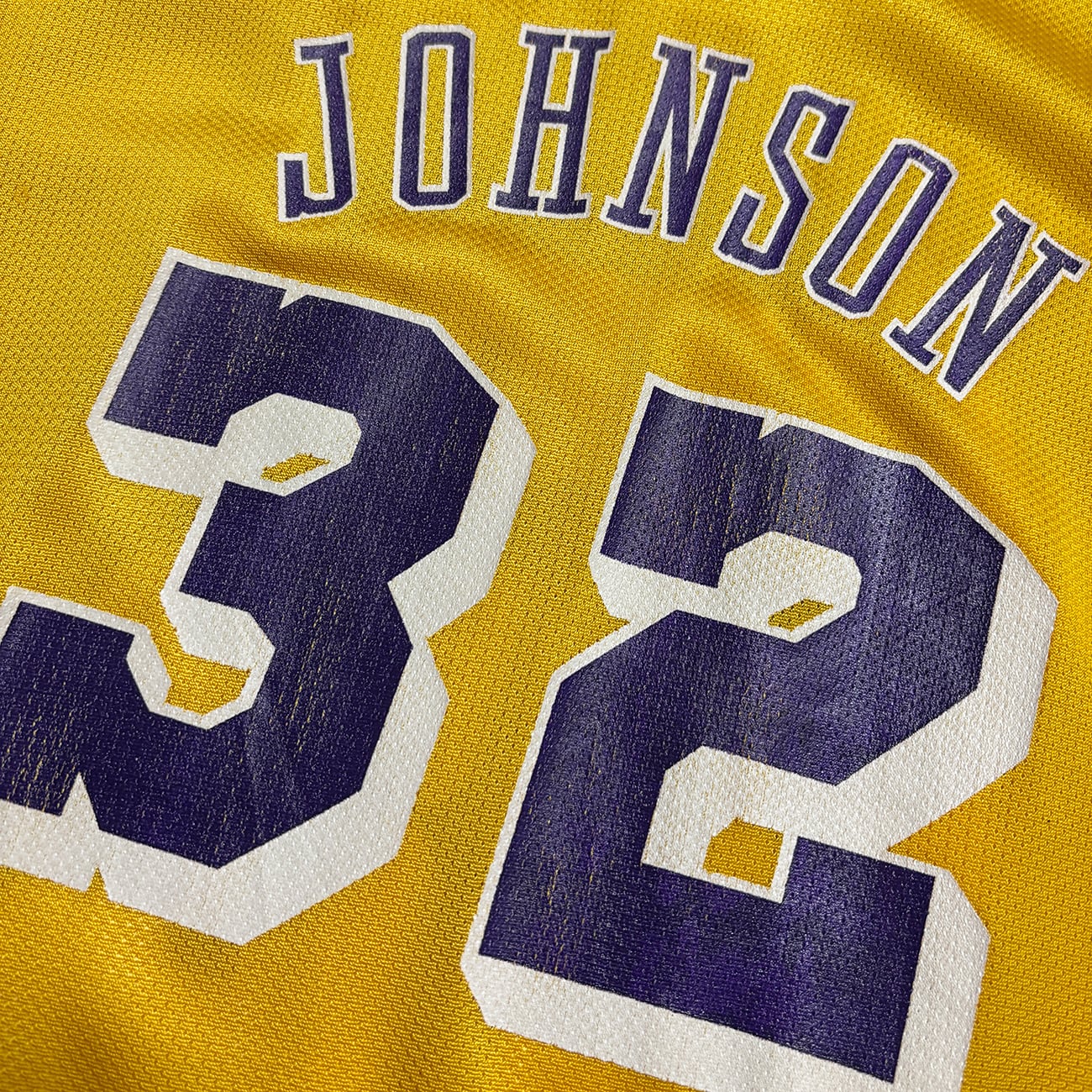 Magic Johnson 【Los Angeles Lakers】 Kids Game Shirt. Champion