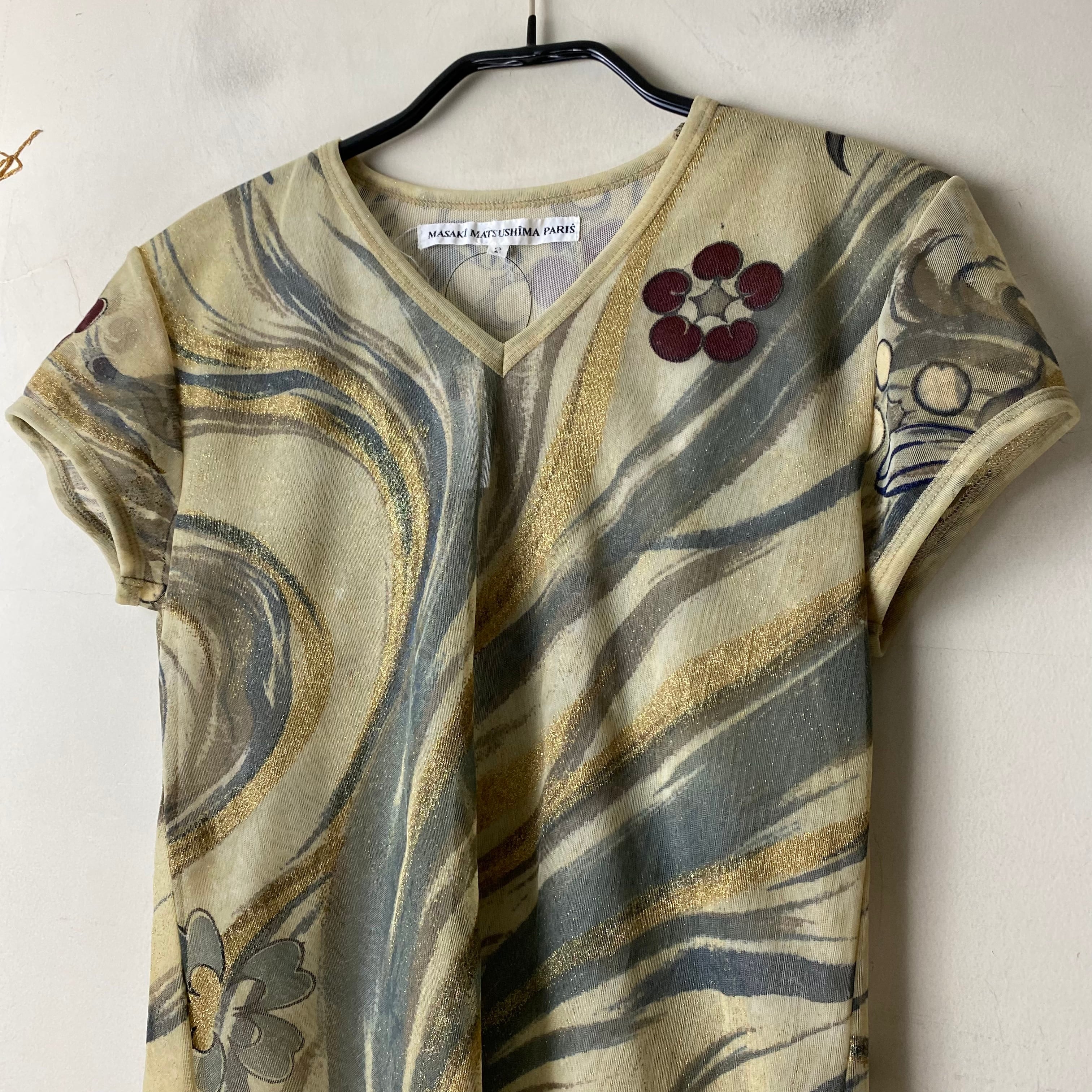 vintage MASAKI MATSUSHIMA PARIS power-net “carp” | NOIR ONLINE