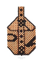 NUTEMPEROR Quip Project 034 Hand-Beaded Wood Tote