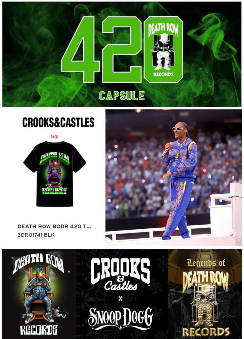 送料無料】CROOKS&CASTLES×420 COLLECTION×DEATH ROW クルックス