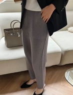 【訳あり②】Simple Knit Jogger Pants_Ivoryのみ