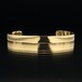 Navajo Flat Narrow Bangle [ERICK A NICOLAS BEGAY] [Gold Tone Brass] Plane