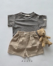【取寄/韓国直送】Aosta 26/SM シグ二チャーTシャツ｜夏服｜韓国子供服