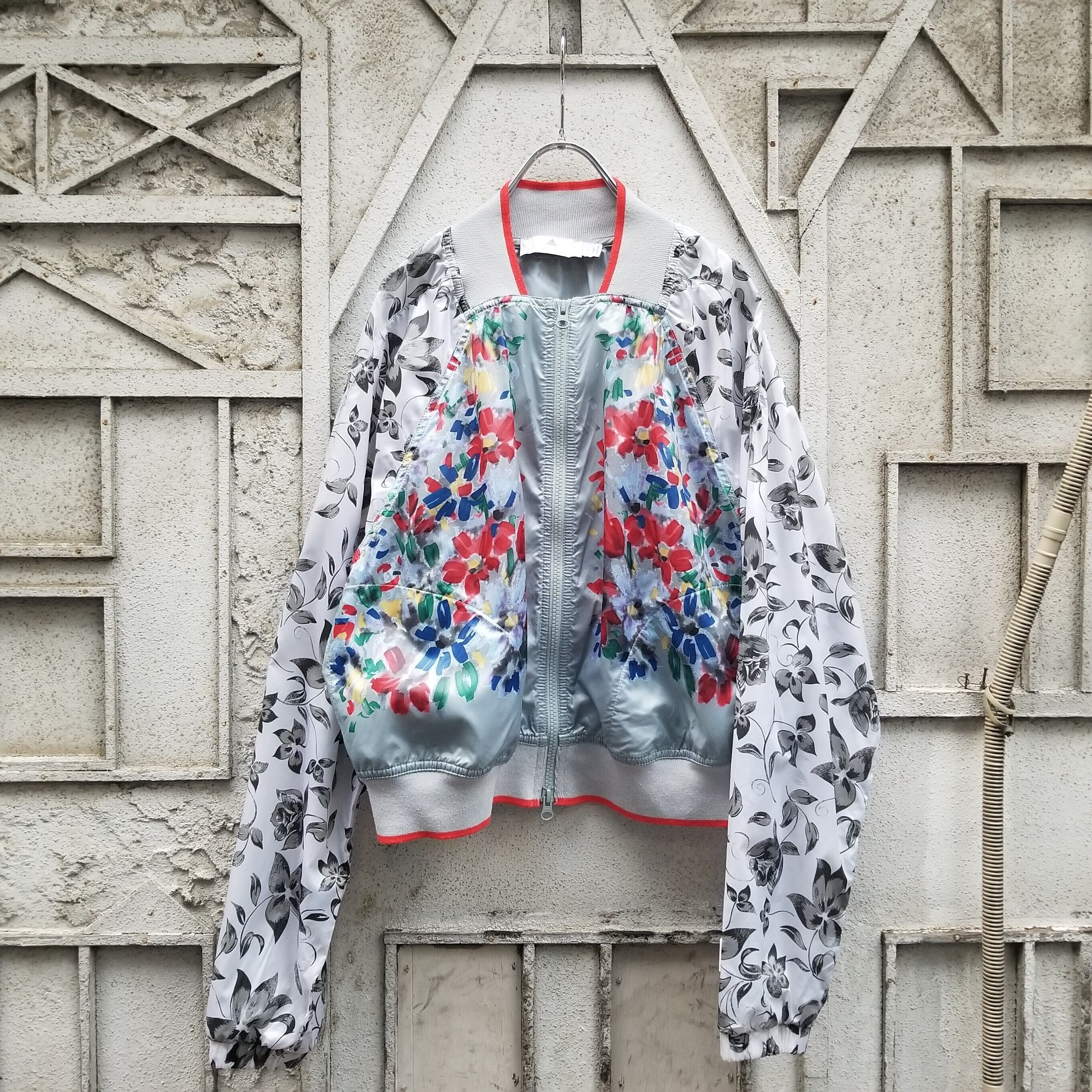 STELLA MCCARTNEY×ADIDAS'' flower print jumper vintage | 深緑オンライン