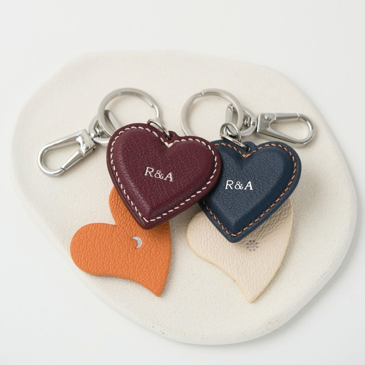 Heart leather keyring | Yukarien