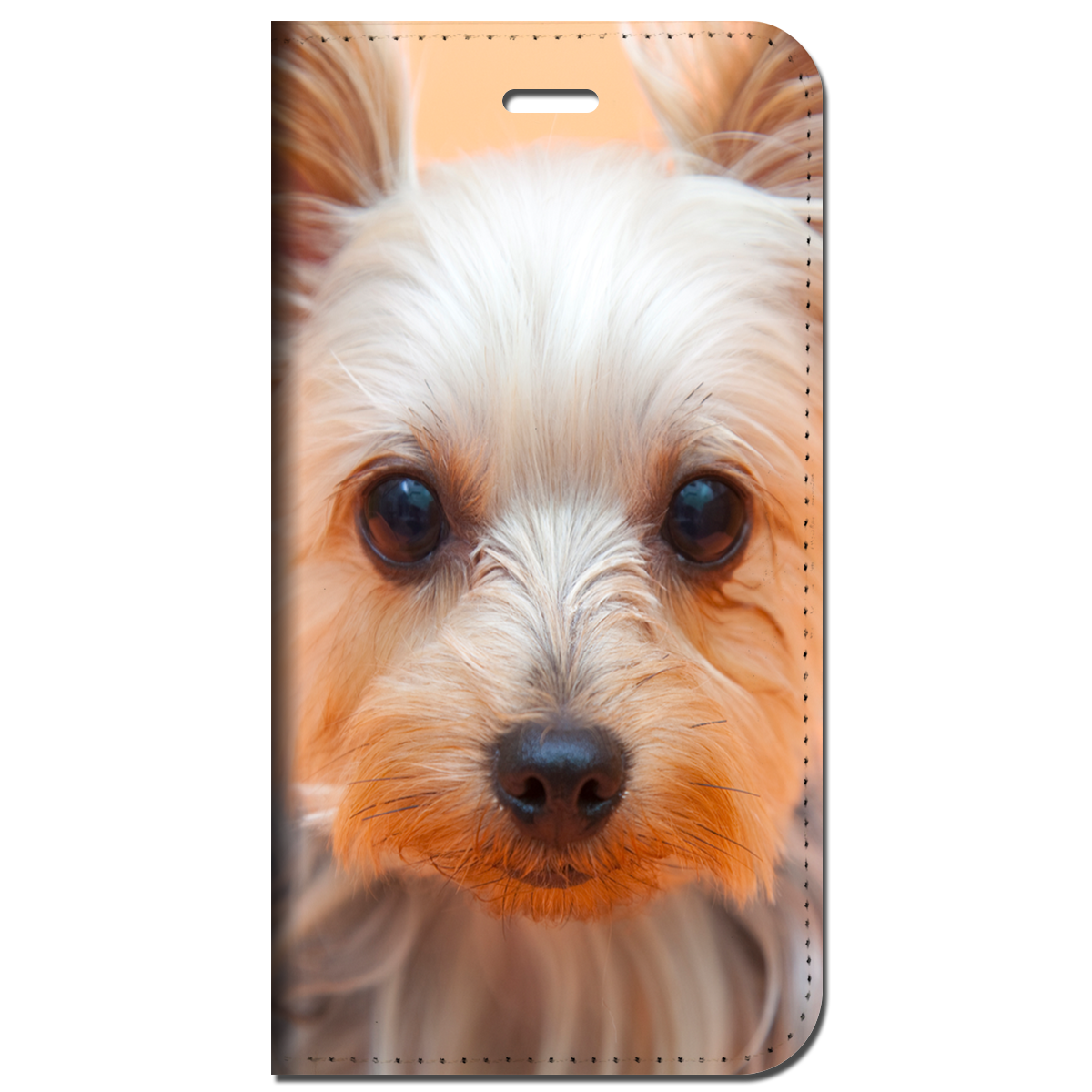 iPhone対応 スマホ 手帳型ケース ヨークシャーテリア 動物 ペット犬 イヌ 【iPhone17 / iPhone16 / iPhone16e / iPhoneSE 他 iPhone各機種対応】 st65