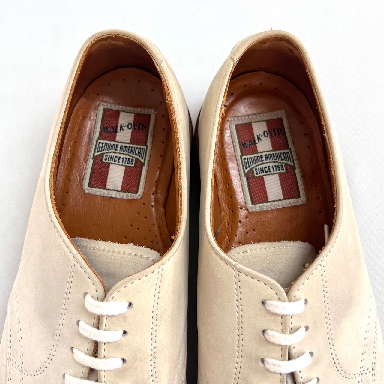 7.5D(25.5cm位)] WALK-OVER Made in USA Plain toe Dress Shoes 