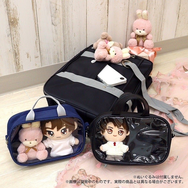 nui.スクールバッグ風ポーチ ブラック | 推し活グッズの通販