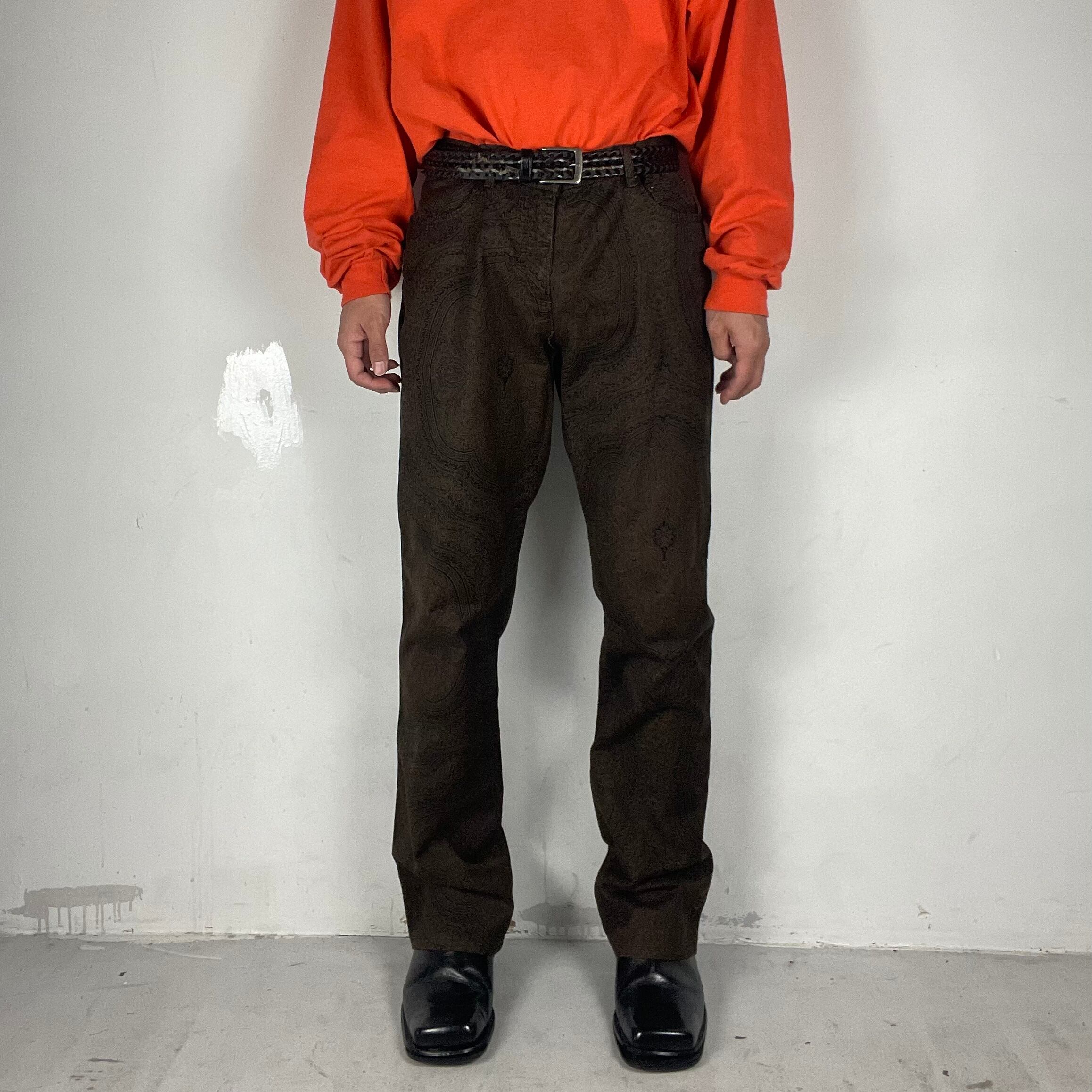 ETRO PAISLEY FLARE PANTS
