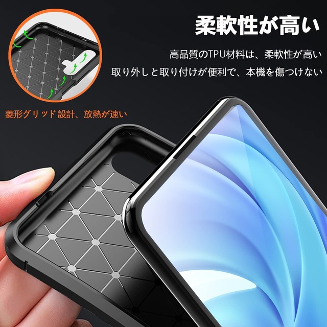 【在庫処分】Galaxy S22 ケース リング付き SCG13 SC-51C 用 カバー 炭素繊維 TPU 耐衝撃 スタンド機能 車載ホルダー対応 落下防止 防塵 薄型 軽量 一体型 変形防止 全面保護カバー サムスン ギャラクシー S22 ケース 青 W-JKC-S22-02