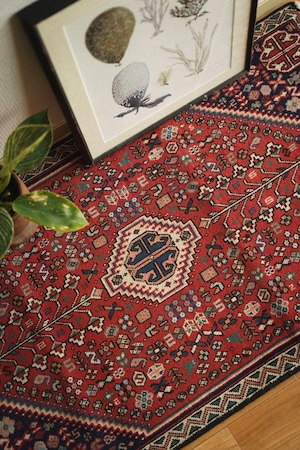 1184-Vintage Persian Hamadan rug