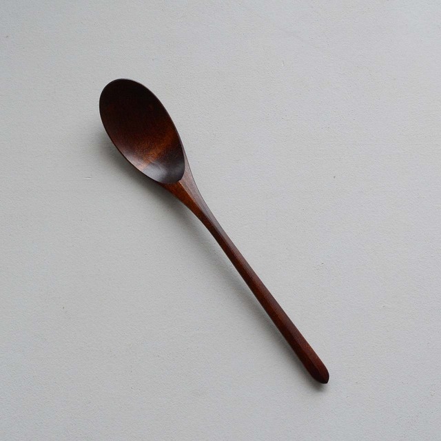 大久保公太郎（大久保ハウス木工舎）匙 SKT （茶 漆）  26-006