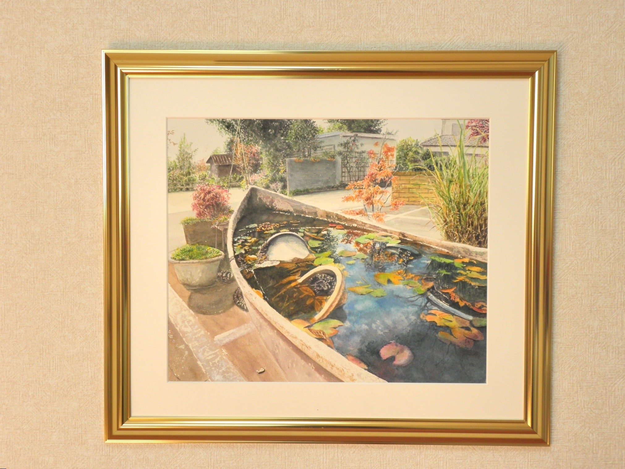 水彩画 風景画 画題「不揃いのオブジェ」 | yamakasumi56