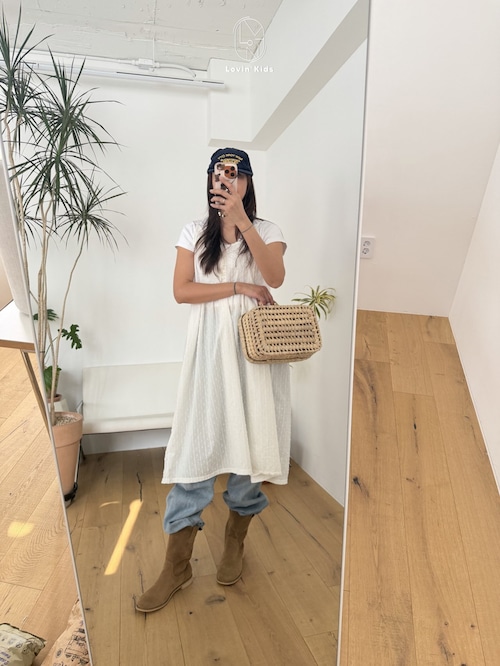 LOVIN［取寄］adult / dobi shirring onepiece 26spring