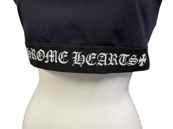 CHROME HEARTS クロムハーツ ヨガウェア トップスブラ ブラック