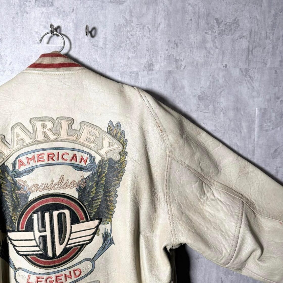 極上】ハーレーダビッドソン レザージャケット 90s イーグルタグ  