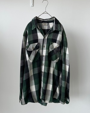 -Five Brother- Vintage 90s XL Flannel Check Shirt