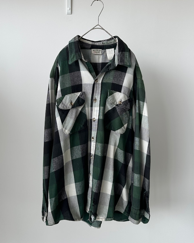 -Five Brother- Vintage 90s XL Flannel Check Shirt
