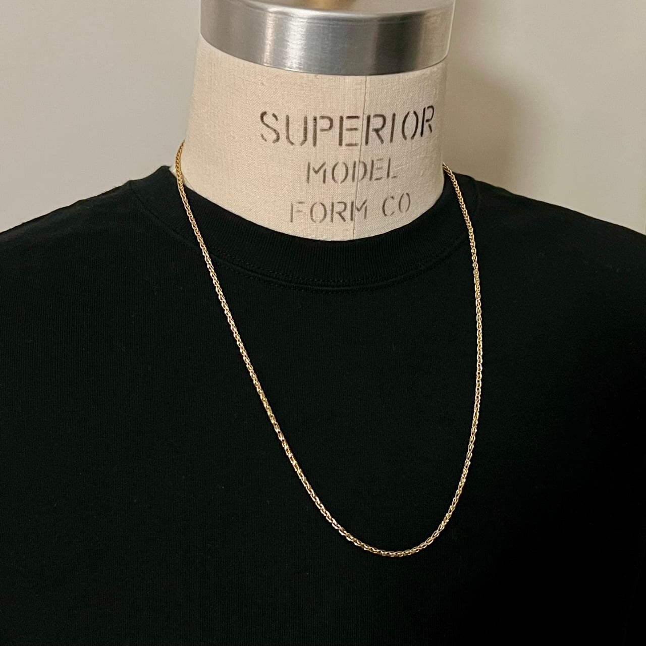 VINTAGE TIFFANY & CO. 18K Gold Small Braid Necklace | ヴィンテージ